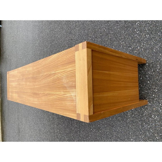 Image 1 of Buffet vintage en bois d'orme massif, 1970