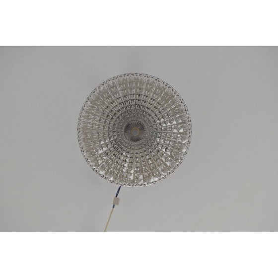 Image 1 of Lampe suspendue vintage en verre et métal par Jilove Decina, Tchécoslovaquie 1960