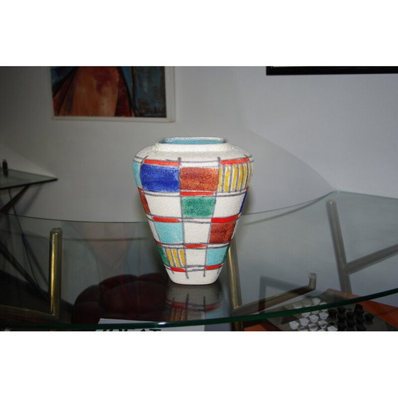 Image 1 of Vase vintage coloré, Allemagne 1960