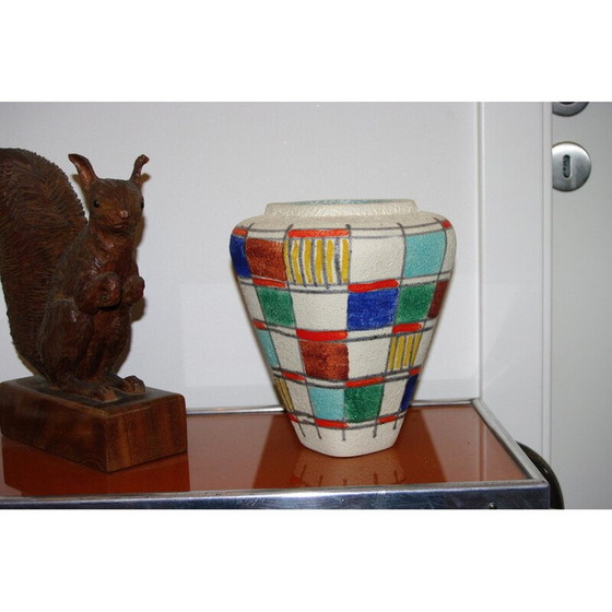 Image 1 of Vase vintage coloré, Allemagne 1960
