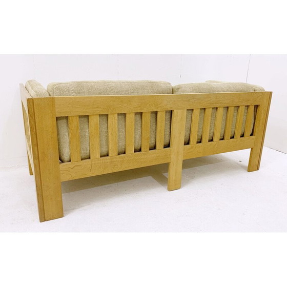 Image 1 of Canapé en bois de chêne du milieu du siècle par Tage Poulsen, Danemark années 1960