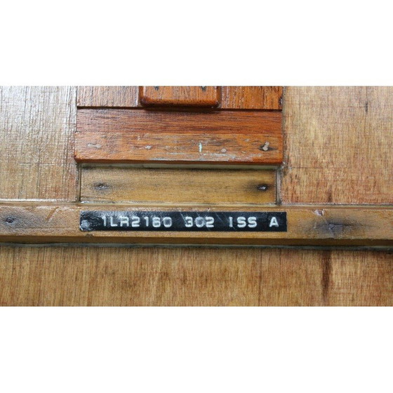 Image 1 of Art mural vintage en bois mélangé, 1960