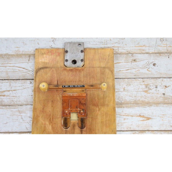 Image 1 of Art mural vintage en bois mélangé, 1960