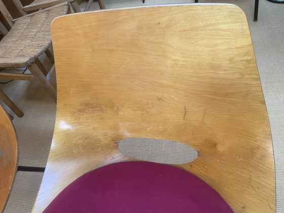 Image 1 of Paire De Chaises Tonneau Par Pierre Guariche Pour Steiner, Années 50.