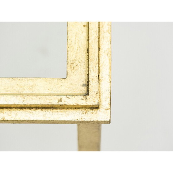 Image 1 of Table basse vintage en fer forgé par Thibier, 1960