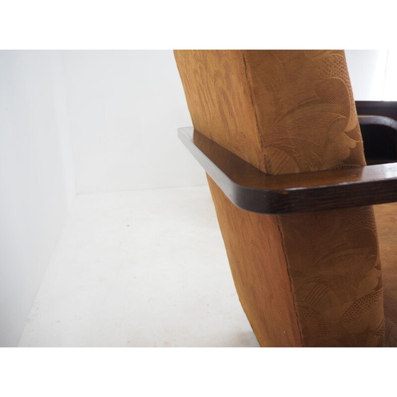 Image 1 of Paire de fauteuils Art déco vintage avec table basse, années 1930