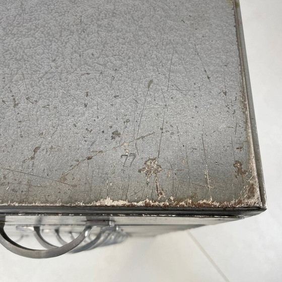 Image 1 of Commode industrielle vintage en métal, Tchécoslovaquie 1950