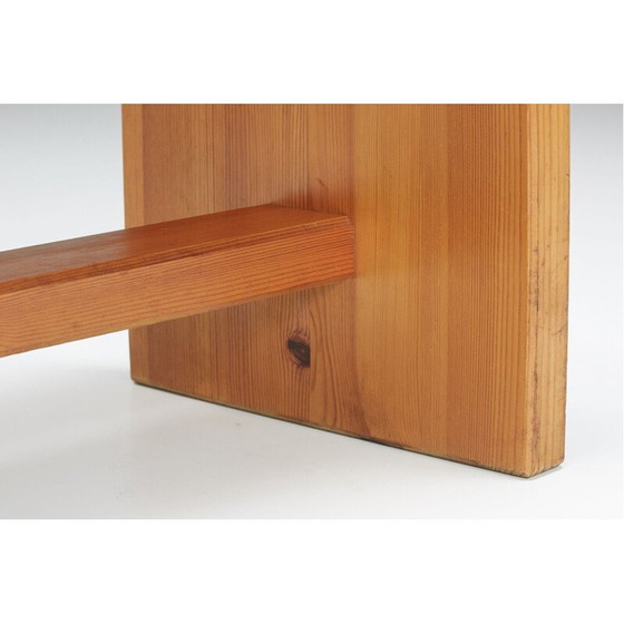 Image 1 of Banc vintage en bois de pin, 1960