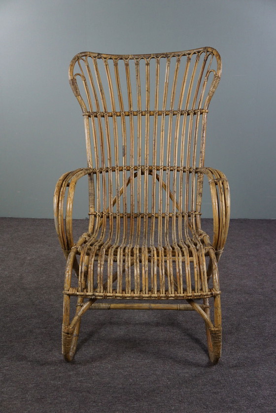 Image 1 of Fauteuil Belse 8 à haut dossier, design hollandais, 1950