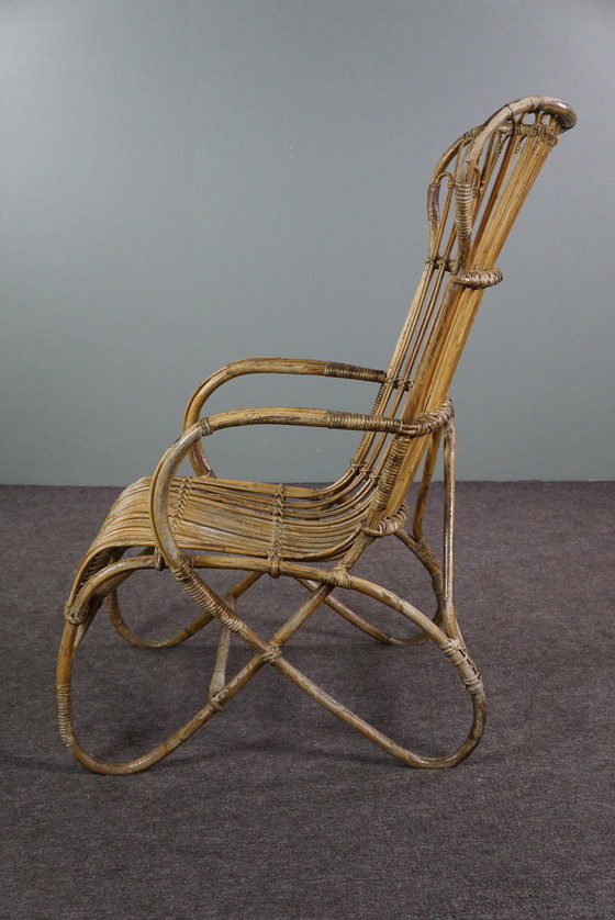 Image 1 of Fauteuil Belse 8 à haut dossier, design hollandais, 1950