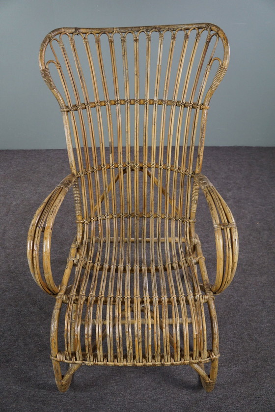 Image 1 of Fauteuil Belse 8 à haut dossier, design hollandais, 1950