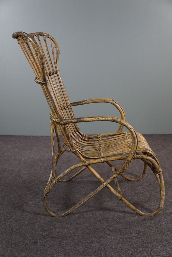 Image 1 of Fauteuil Belse 8 à haut dossier, design hollandais, 1950