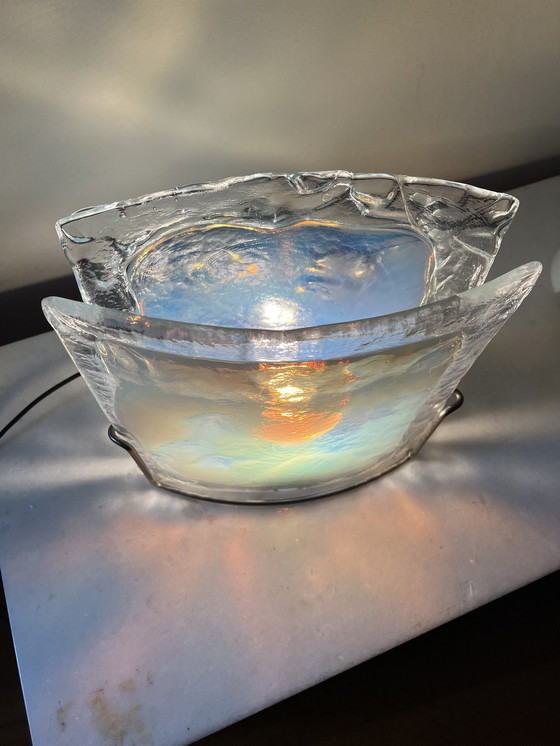 Image 1 of Lampe de table en verre de Murano par Carlo Nason, 1970