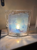 Lampe de table en verre de Murano par Carlo Nason, 1970
