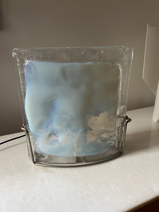 Image 1 of Lampe de table en verre de Murano par Carlo Nason, 1970