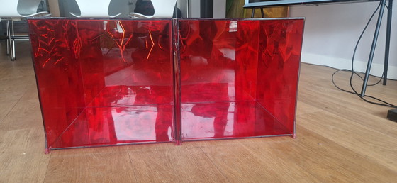 Image 1 of 2x Kartell Optic Aufbewahrungskorb