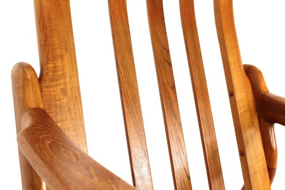 Image 1 of Komfort Denmark Mid-Century Danish Teak Lounge Chair / Sessel with virgin wool