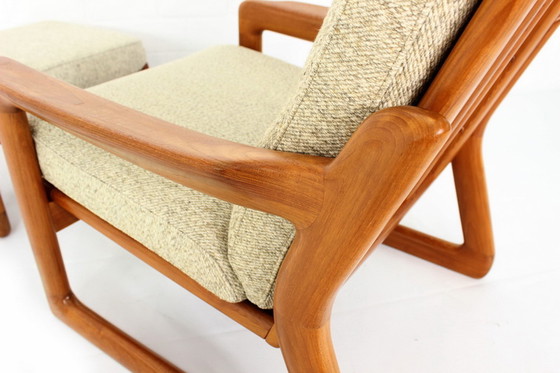 Image 1 of Komfort Denmark Mid-Century Danish Teak Lounge Chair / Sessel with virgin wool