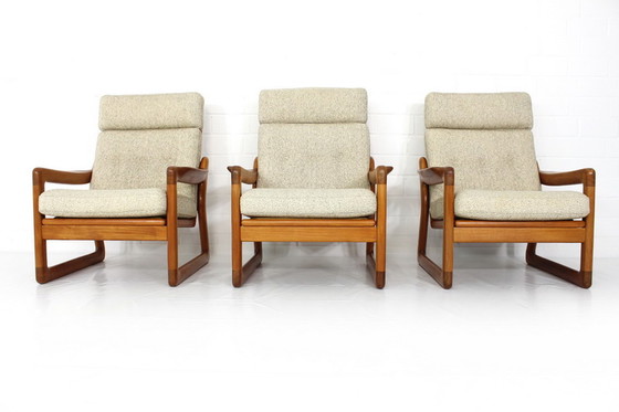 Image 1 of Komfort Denmark Mid-Century Danish Teak Lounge Chair / Sessel with virgin wool