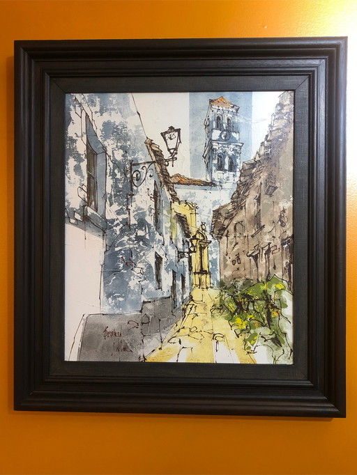 Bernard Dufour-Ölgemälde