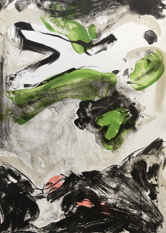 Image 1 of Ger Lataster Abstrakte Lithographie – 1988