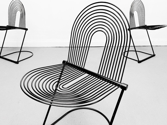 Image 1 of 3 Jutta, Herbert Ohl Schwing Stuhl Schwarz Chair Rosenthal Studio Linie Set Stühle