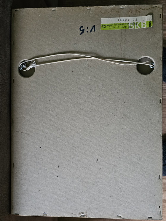 Image 1 of Herman van Valen – Radierung „So ist das Leben“