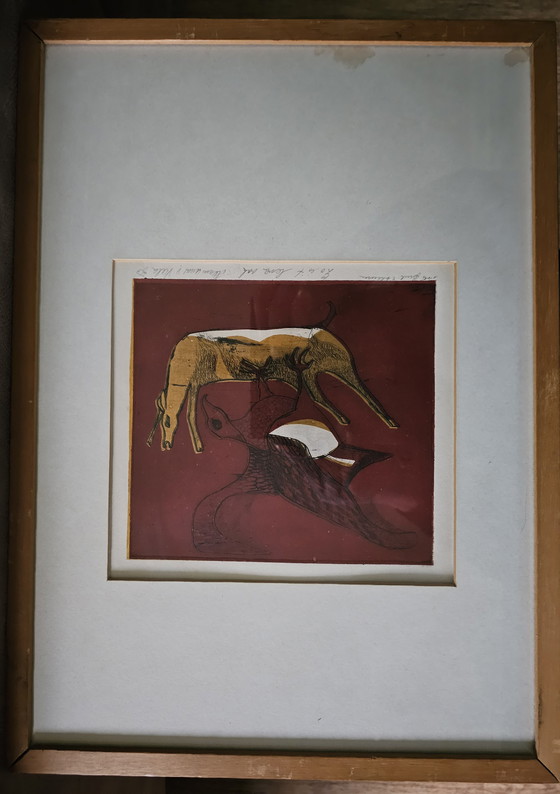 Image 1 of Herman van Valen – Radierung „So ist das Leben“