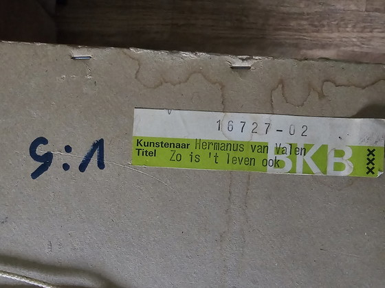 Image 1 of Herman van Valen – Radierung „So ist das Leben“