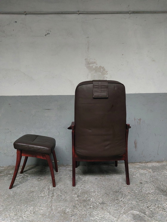 Image 1 of Farstrup Sessel mit Fußhocker