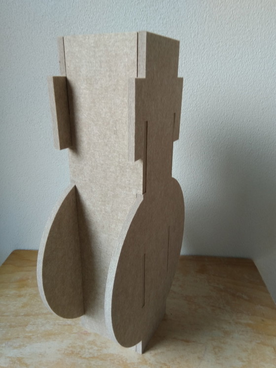 Image 1 of Particolare Vase Pet Felt Tiny Ears von Sabine Boogerd