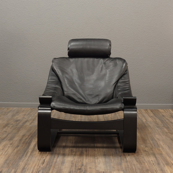 Image 1 of Nelo Schweden Kroken Ledersessel & Hocker