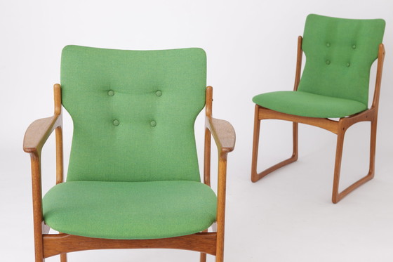 Image 1 of 6 x Vamdrup Esszimmerstühle aus dänischem Teakholz