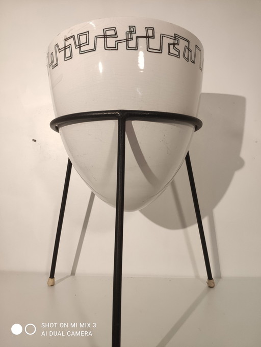 Vintage Keramiktopf 50er/60er Jahre