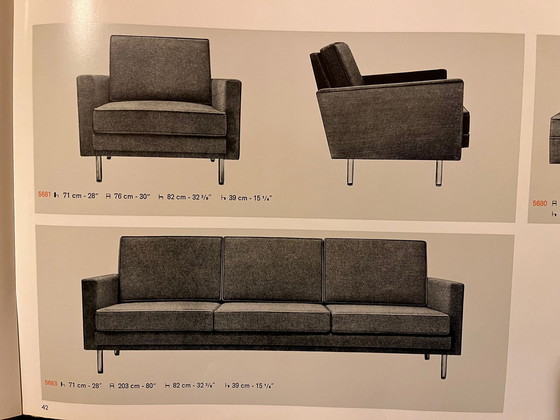 Image 1 of 2x George Nelson Herman Miller Sessel