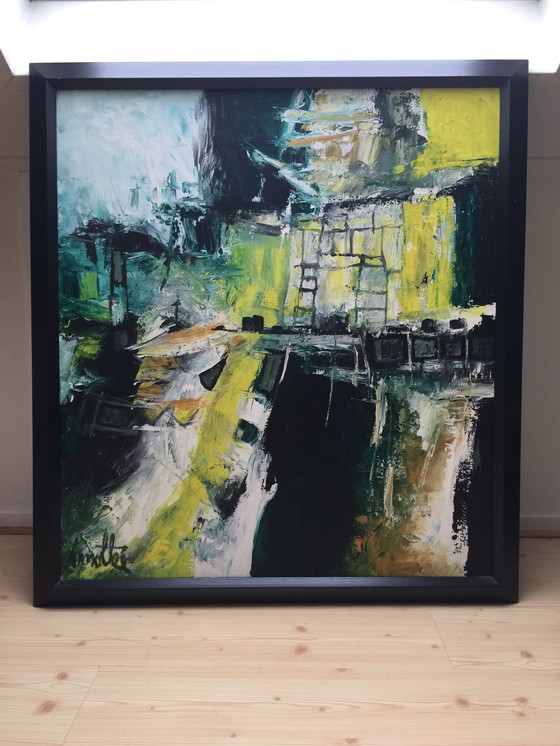 Image 1 of Dirk Annokkeé, Gemälde Öl auf Leinwand (1994), 100x100 cm