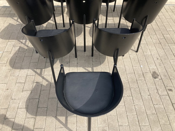 Image 1 of 10x schwarze Philipphe Starck Costes Esszimmerstühle