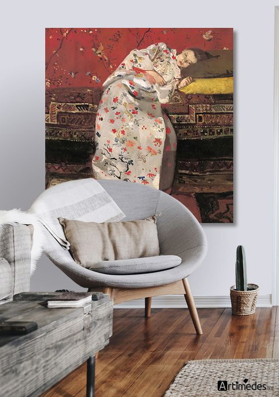 Image 1 of George Hendrik Breitner---Mädchen im Weiß Kimono