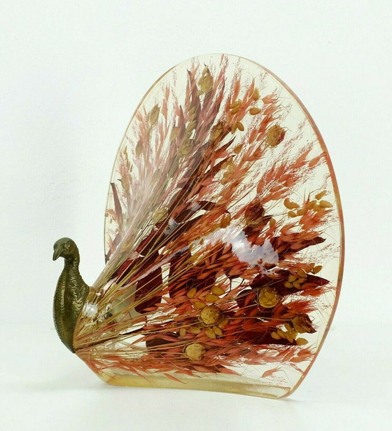 Image 1 of Mid century tischlampe peacock