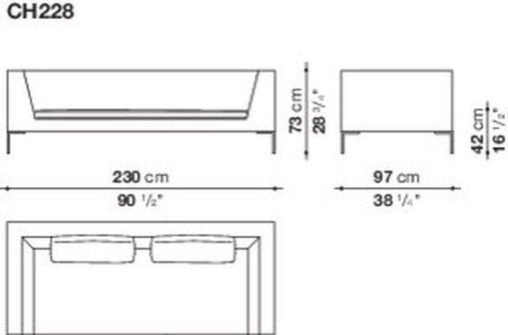 Image 1 of B&B Italia Sofa Charles
