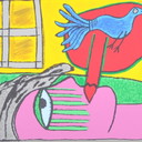 Beverloo Corneille Farblithographie