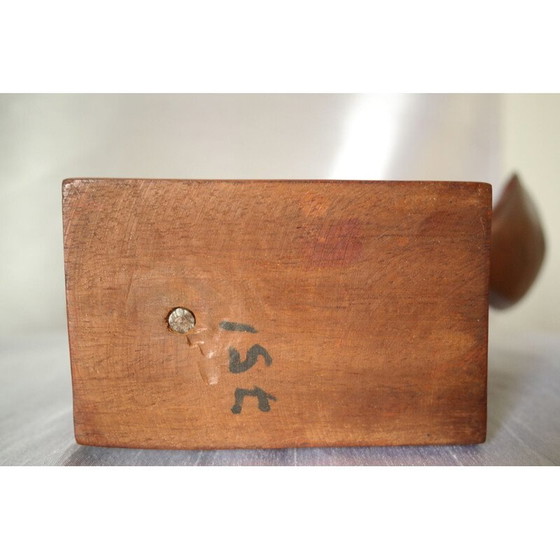Image 1 of Skandinavische Vintage-Vogelskulptur aus Holz