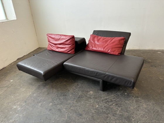 Image 1 of Franz Fertig Designer Sofa Schlafsofa Leder  