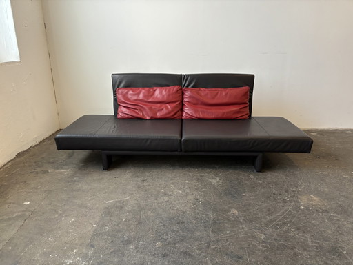 Franz Fertig Designer Sofa Schlafsofa Leder  