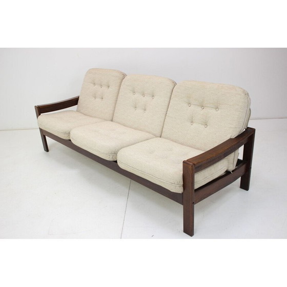 Image 1 of Verstellbares Dreisitzer-Sofa von Leda Lux, Tschechoslowakei 1980er Jahre
