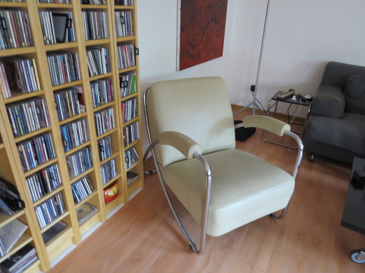 Dijker 20, Anton Lorenz, Stuhl mit Lederrohrgestell