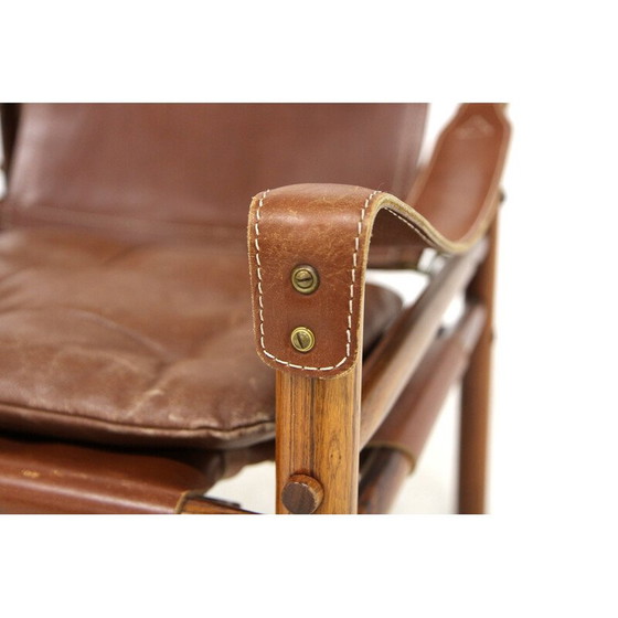 Image 1 of Vintage-Sessel "Sirocco" aus Palisanderholz und Leder von Arne Norell, Schweden 1960