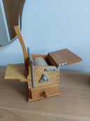 Alessi Twergi Parmesanreibe Parmesanmühle Holz