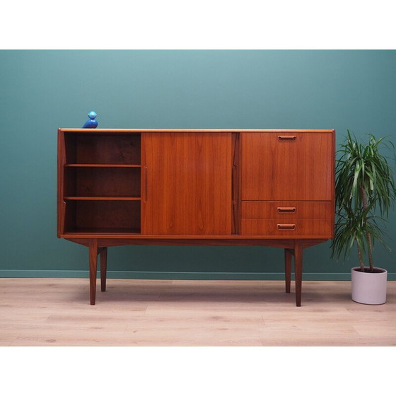 Image 1 of Hochwertiges Sideboard aus Teakholzfurnier, Dänemark 1960