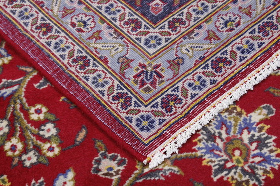 Image 1 of Original Handgeknüpfter Perserteppich Keshan 340 X 242 Cm Sehr Top Zustand Fein